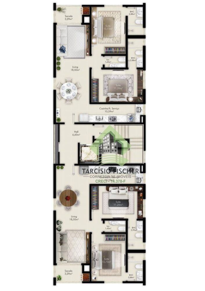 Apartamento, 2 quartos - Foto 1