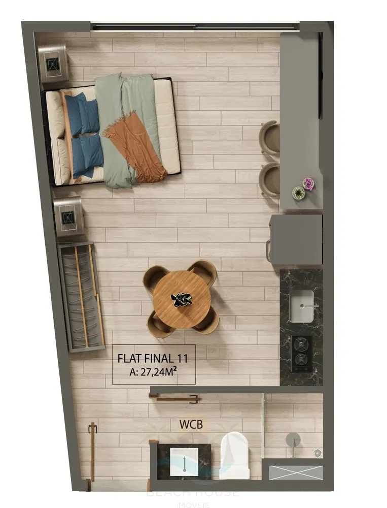 Apartamento, 1 quarto, 26 m² - Foto 16