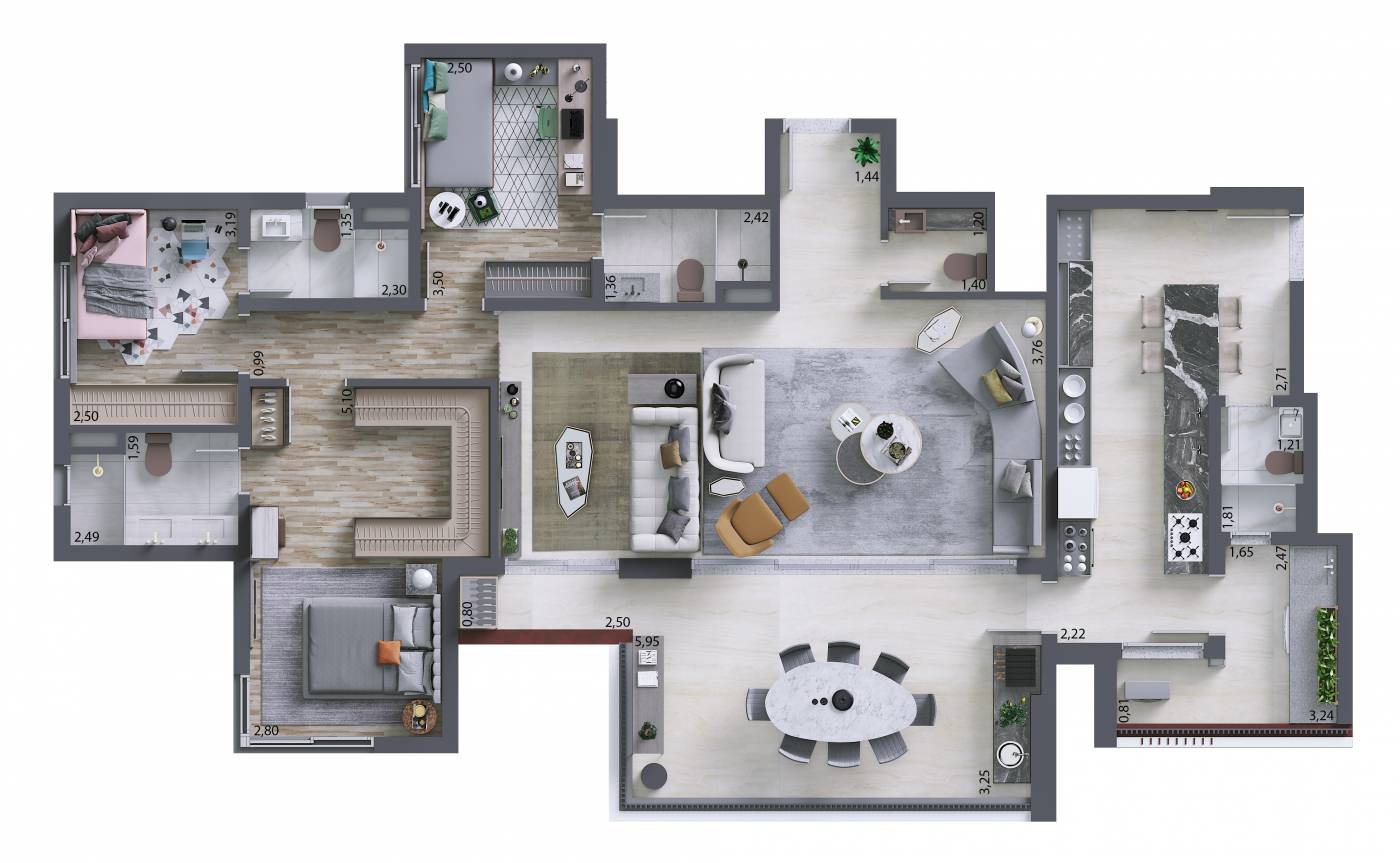 Apartamento, 4 quartos, 150 m² - Foto 12