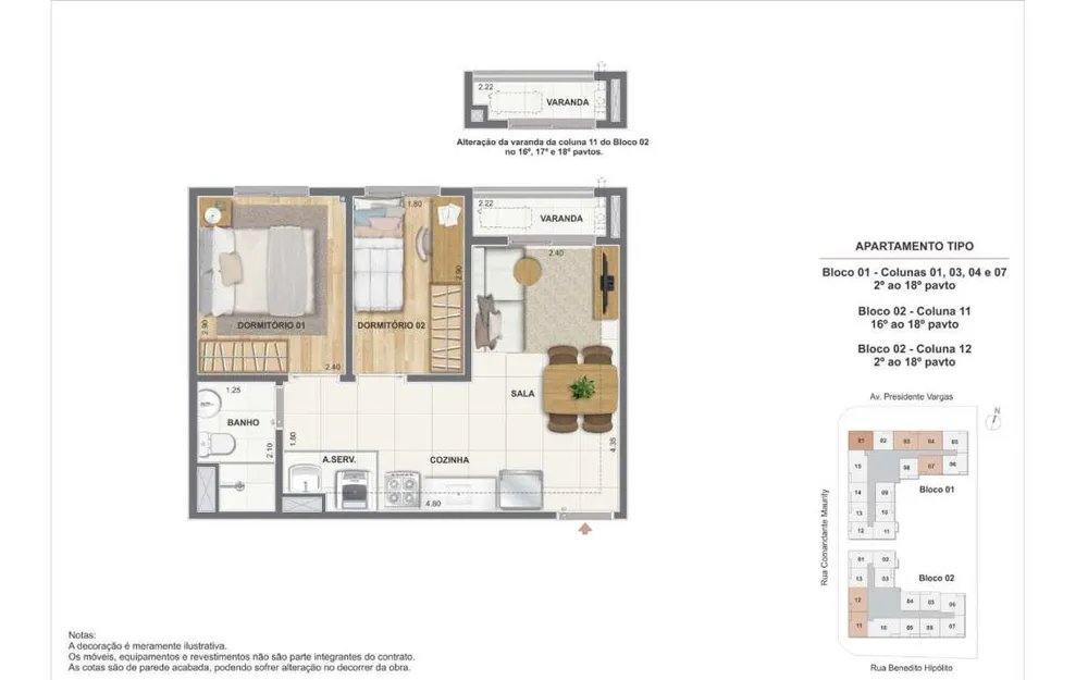 Apartamento, 2 quartos, 38 m² - Foto 3