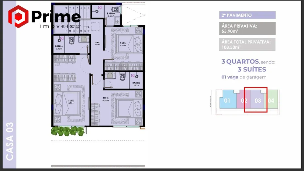 Casa, 3 quartos - Foto 4