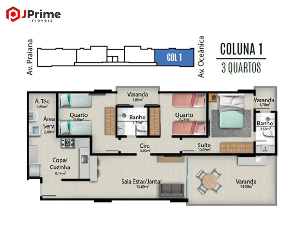 Apartamento, 3 quartos, 88 m² - Foto 7