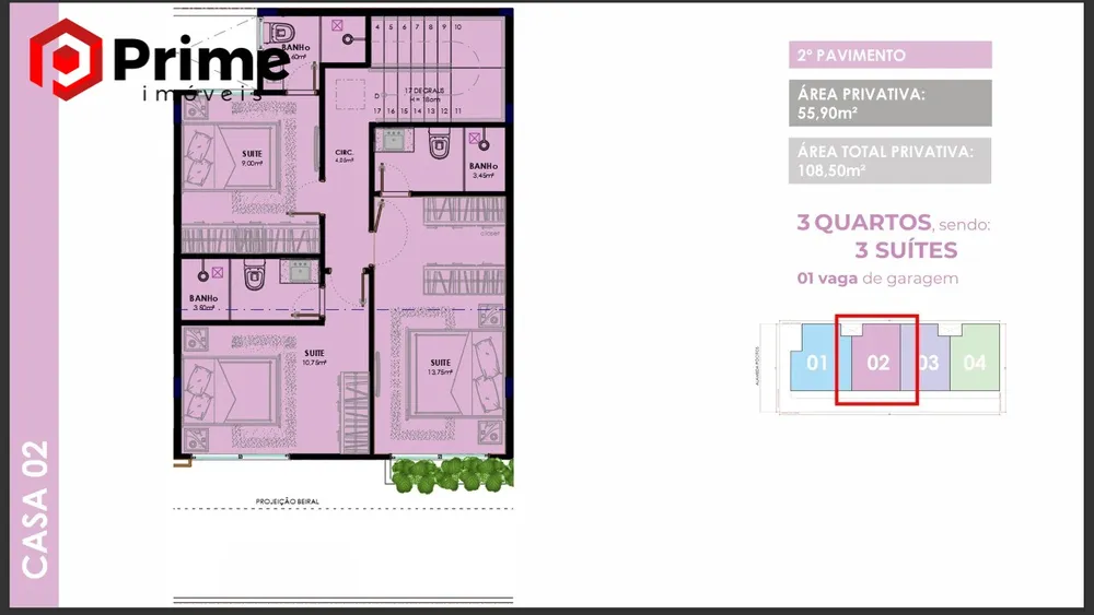 Casa, 3 quartos - Foto 4