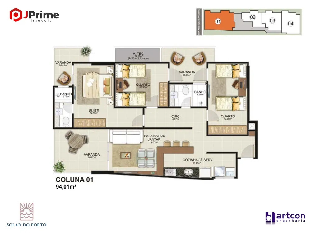 Apartamento, 3 quartos, 94 m² - Foto 14