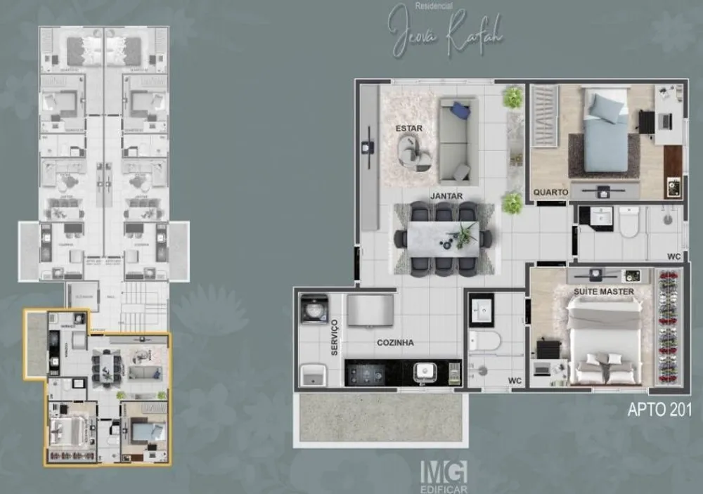 Cobertura, 3 quartos, 50 m² - Foto 10