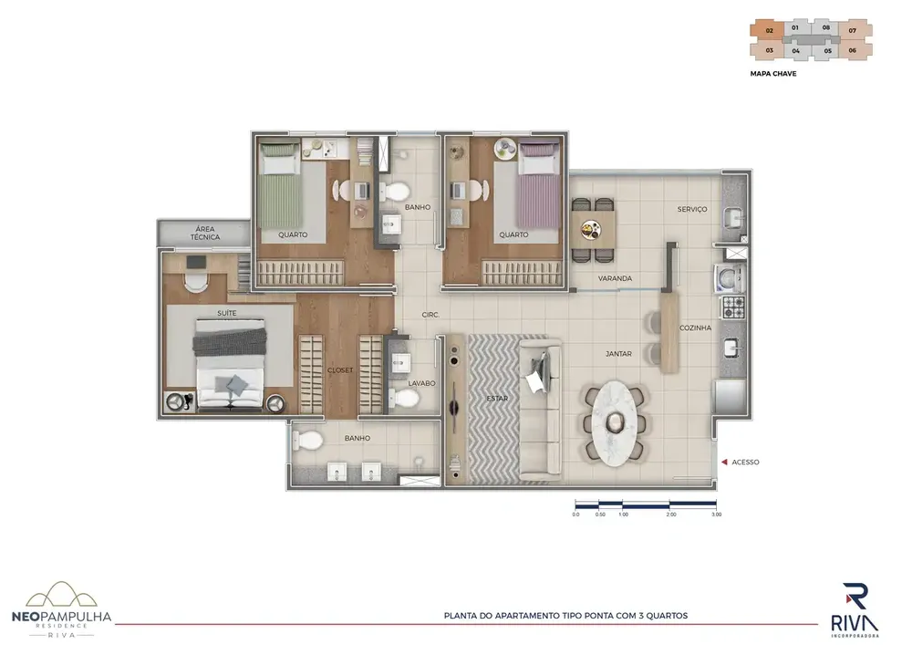 Casa, 3 quartos, 82 m² - Foto 13