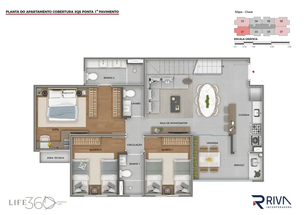 Cobertura, 2 quartos, 109 m² - Foto 10