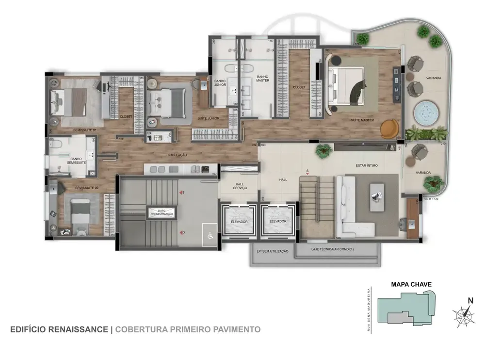 Cobertura, 4 quartos, 382 m² - Foto 1