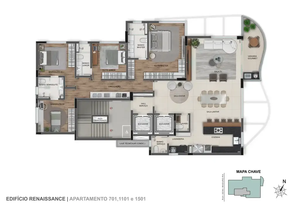 Cobertura, 4 quartos, 382 m² - Foto 3