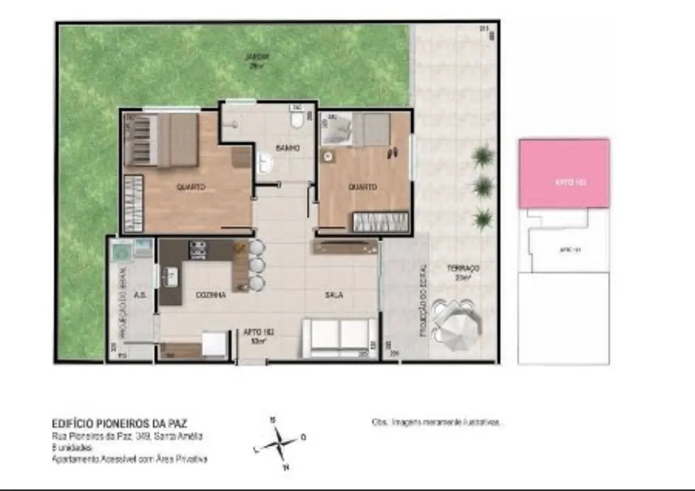 Apartamento, 2 quartos, 45 m² - Foto 6