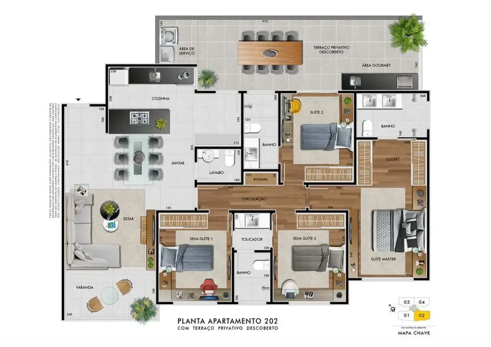 Cobertura, 3 quartos, 134 m² - Foto 12