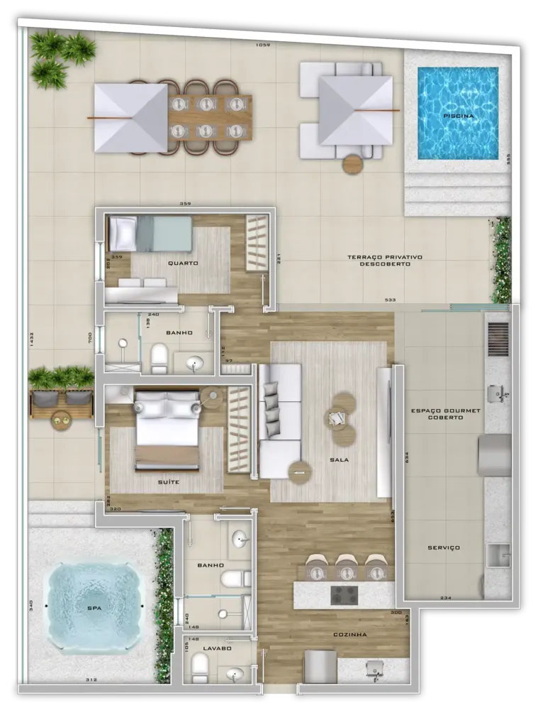 Casa, 1 quarto, 31 m² - Foto 12