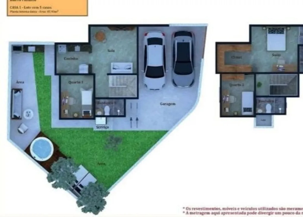 Casa, 3 quartos, 80 m² - Foto 14