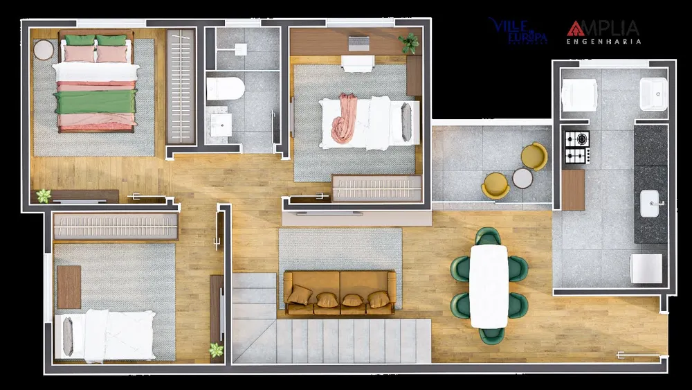 Apartamento, 3 quartos, 69 m² - Foto 8