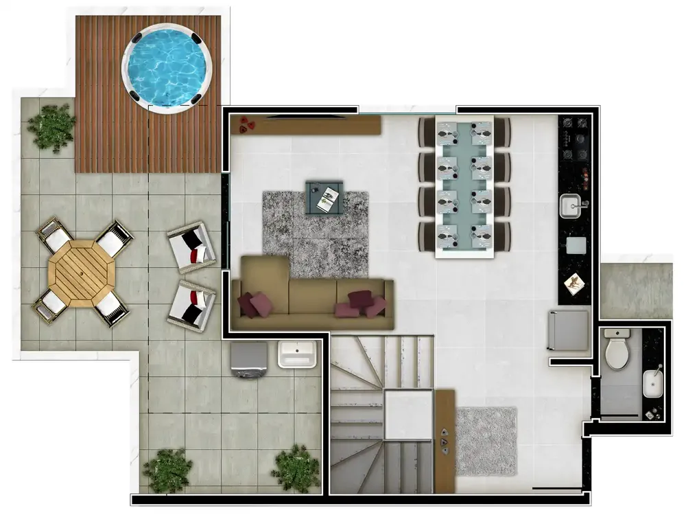 Casa, 2 quartos, 53 m² - Foto 9