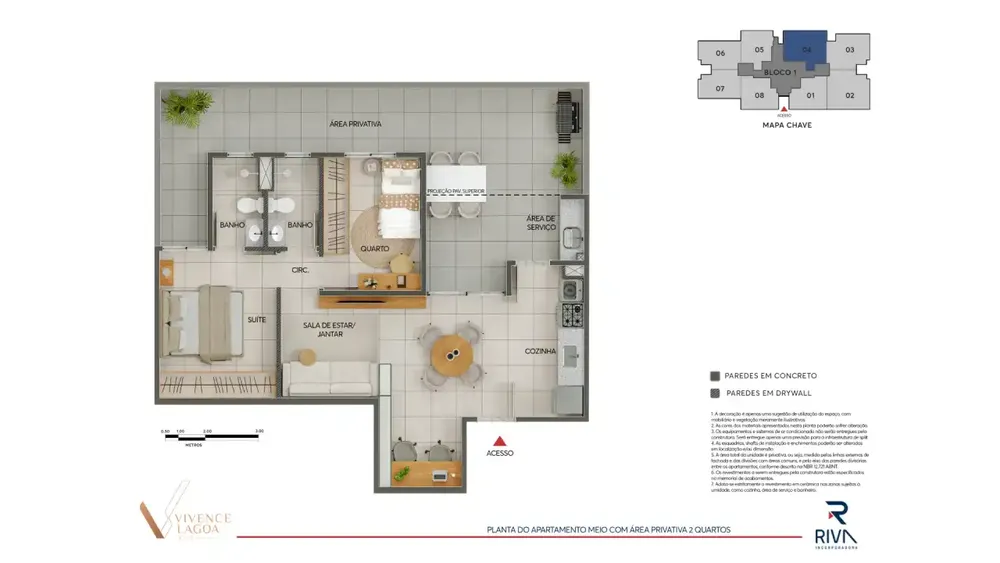 Cobertura, 3 quartos, 119 m² - Foto 6