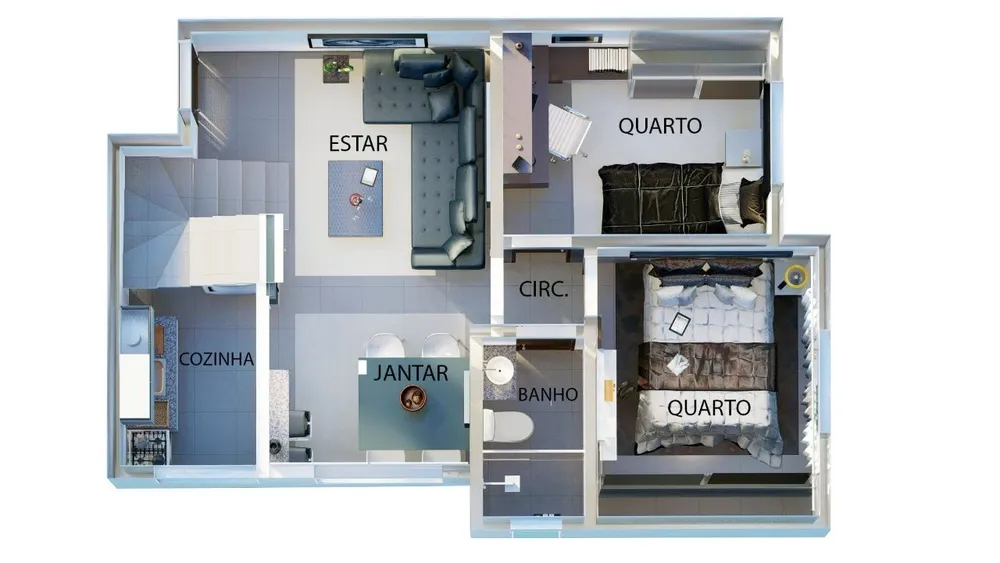 Cobertura, 2 quartos, 90 m² - Foto 10