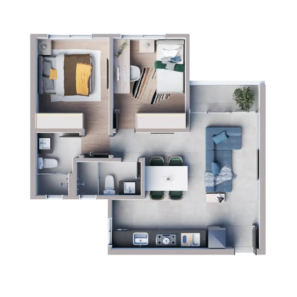 Casa, 2 quartos, 55 m² - Foto 13