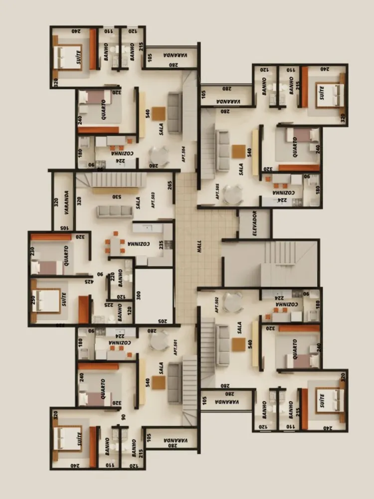 Cobertura, 2 quartos, 74 m² - Foto 3