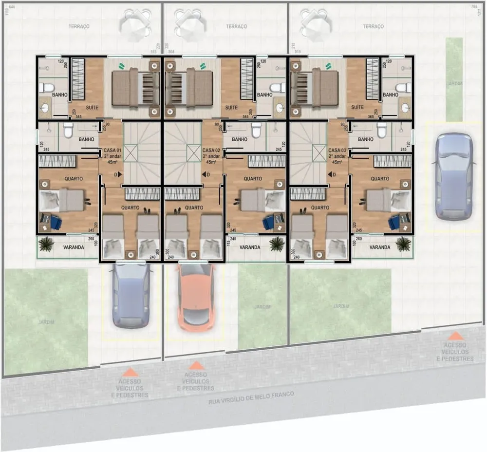 Casa, 3 quartos, 89 m² - Foto 7