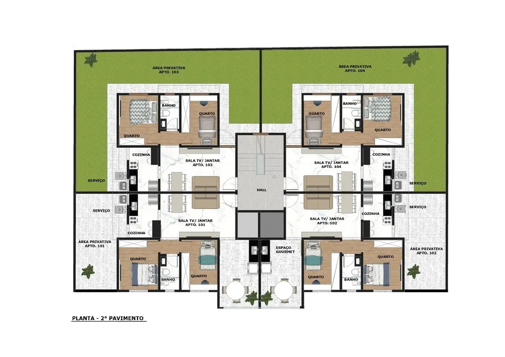 Cobertura, 2 quartos, 50 m² - Foto 6