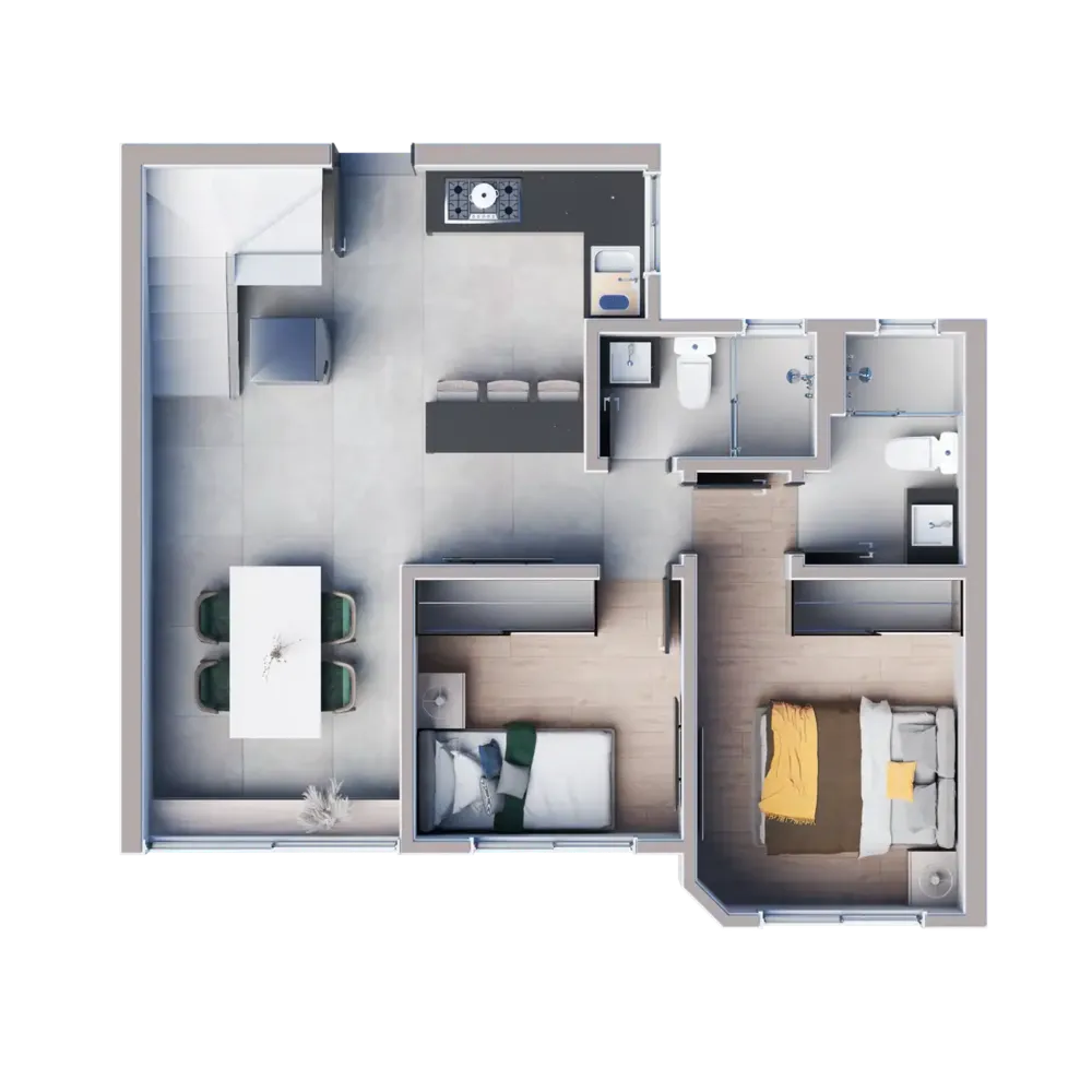 Cobertura, 2 quartos, 70 m² - Foto 9
