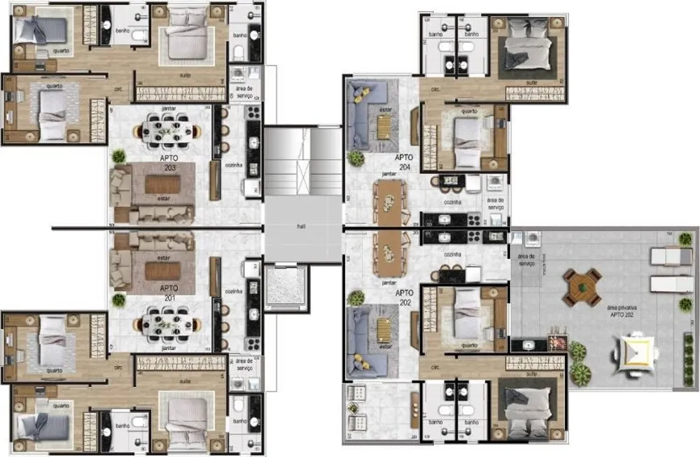 Apartamento, 2 quartos, 55 m² - Foto 4
