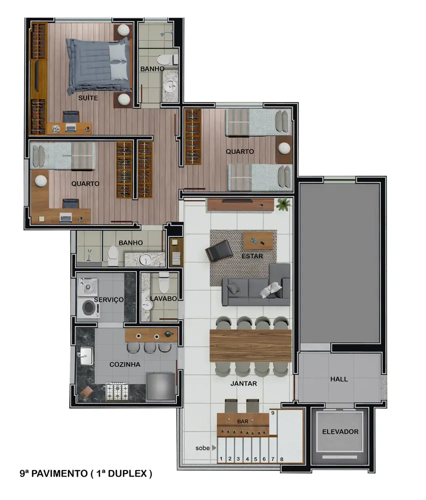 Casa, 3 quartos, 100 m² - Foto 13