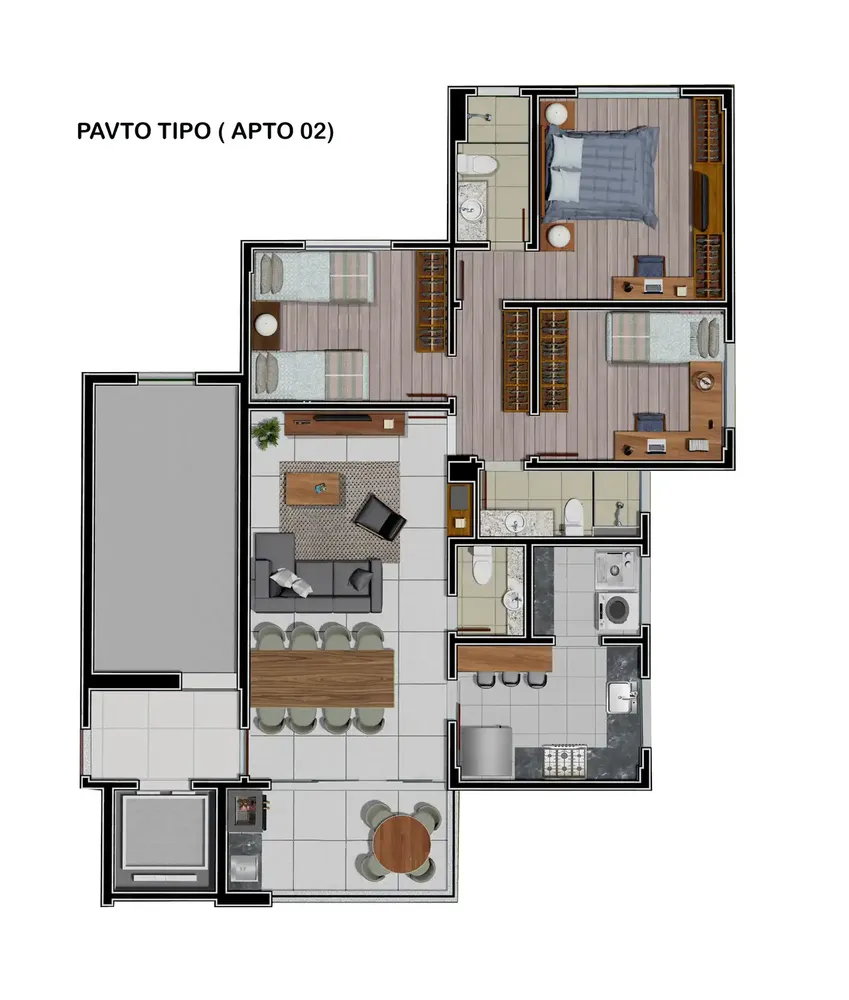 Casa, 3 quartos, 100 m² - Foto 12