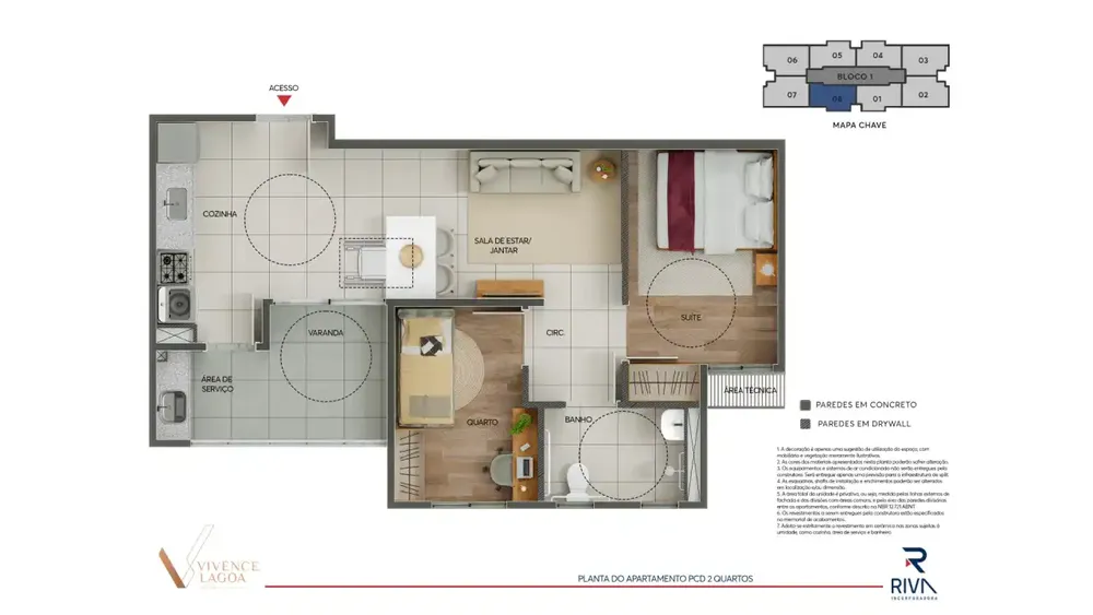 Casa, 2 quartos, 54 m² - Foto 9