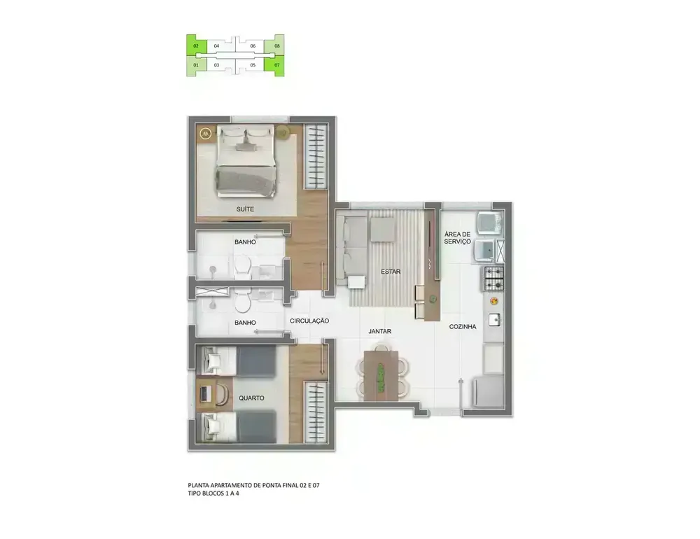 Casa, 2 quartos, 49 m² - Foto 15