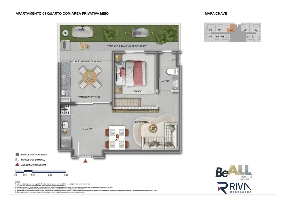 Cobertura, 3 quartos, 70 m² - Foto 8