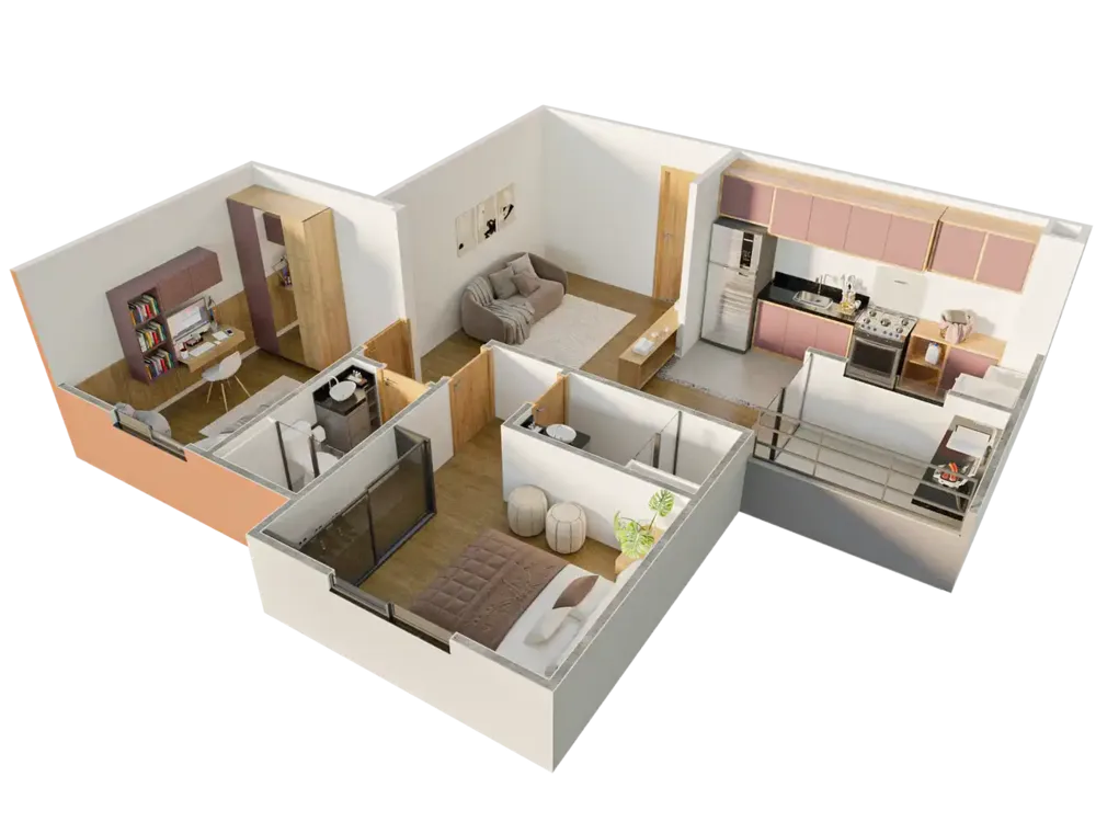 Casa, 2 quartos, 82 m² - Foto 9