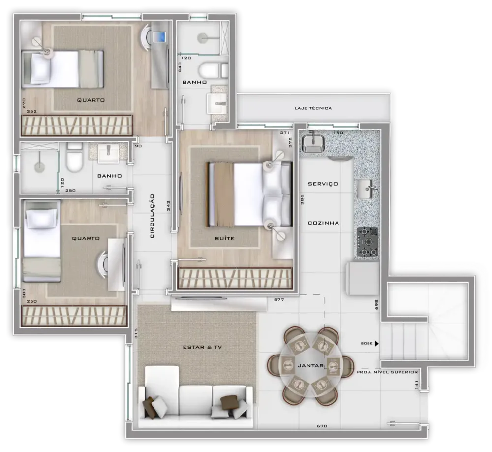 Casa, 3 quartos, 71 m² - Foto 12