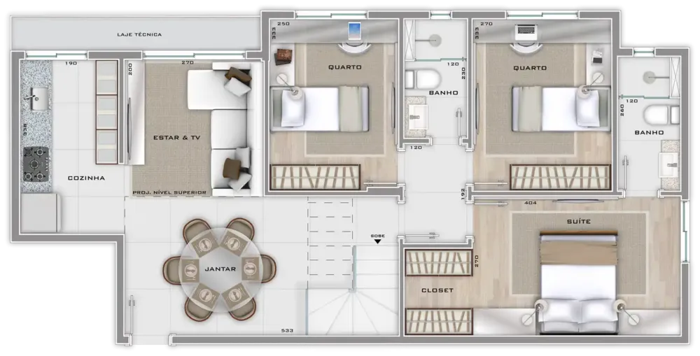 Casa, 3 quartos, 71 m² - Foto 11
