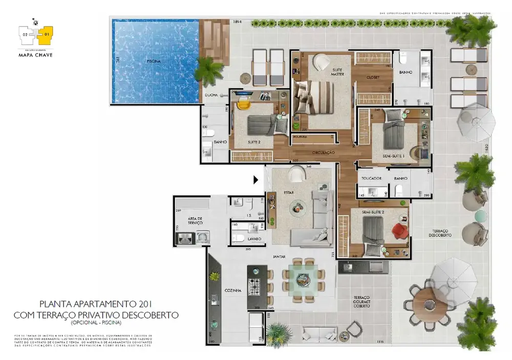 Casa, 5 quartos, 208 m² - Foto 1