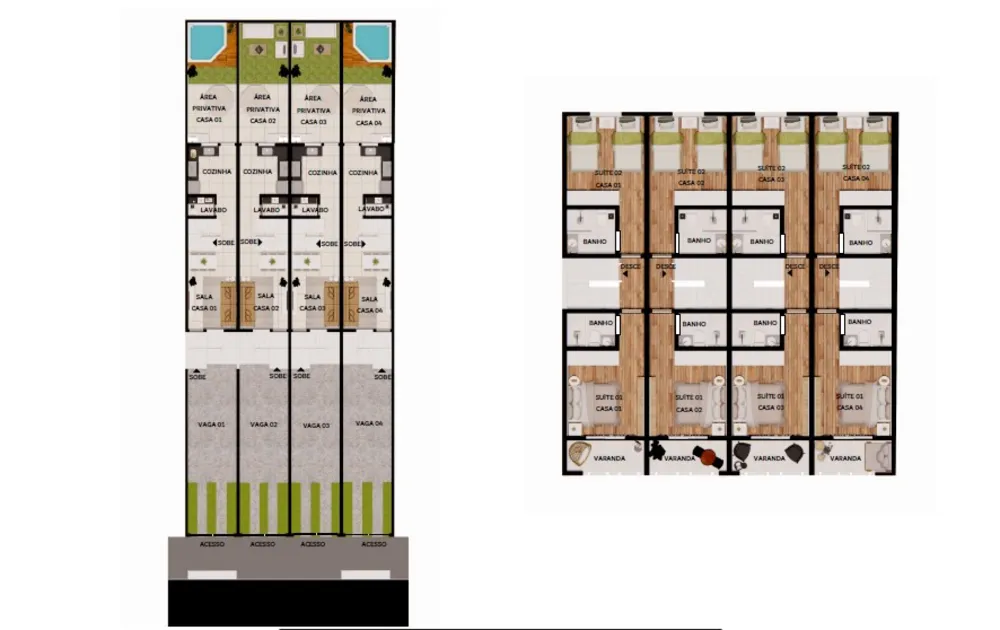 Casa, 2 quartos, 80 m² - Foto 6