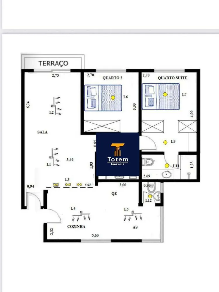 Apartamento, 2 quartos, 70 m² - Foto 4