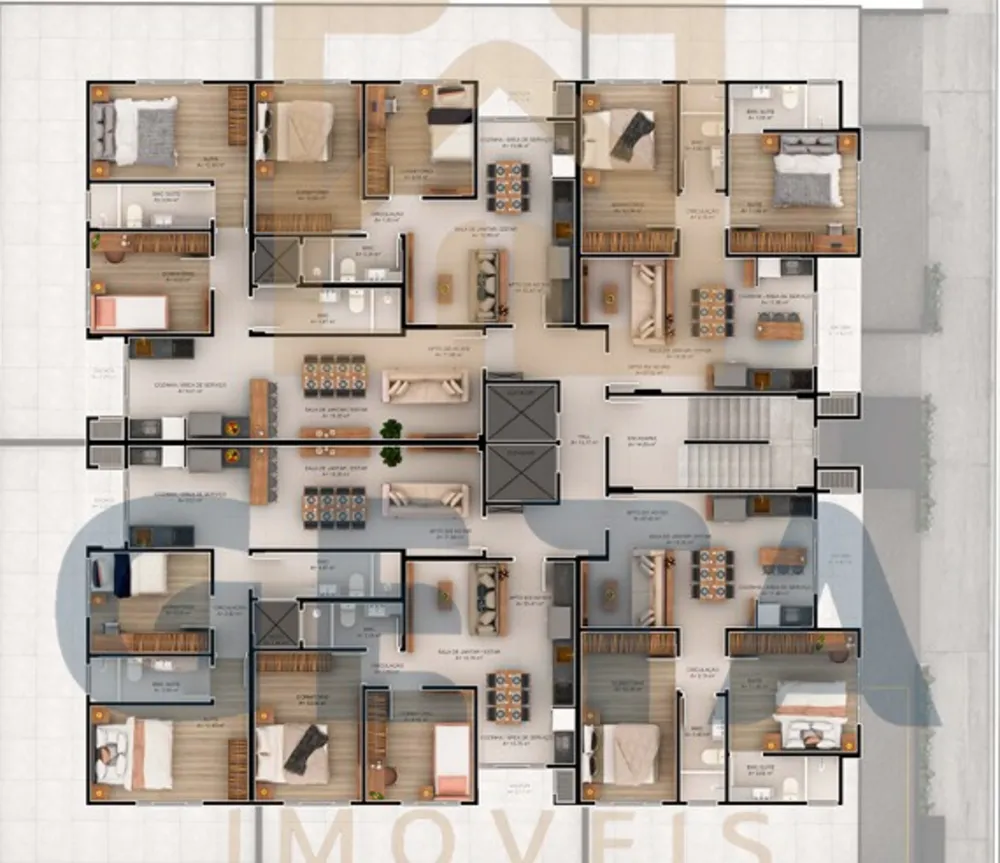 Apartamento, 2 quartos, 64 m² - Foto 8