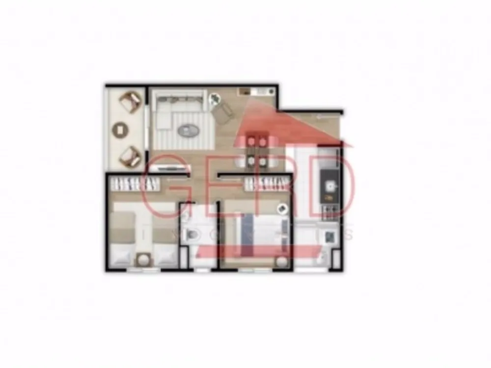 Apartamento, 2 quartos, 52 m² - Foto 12