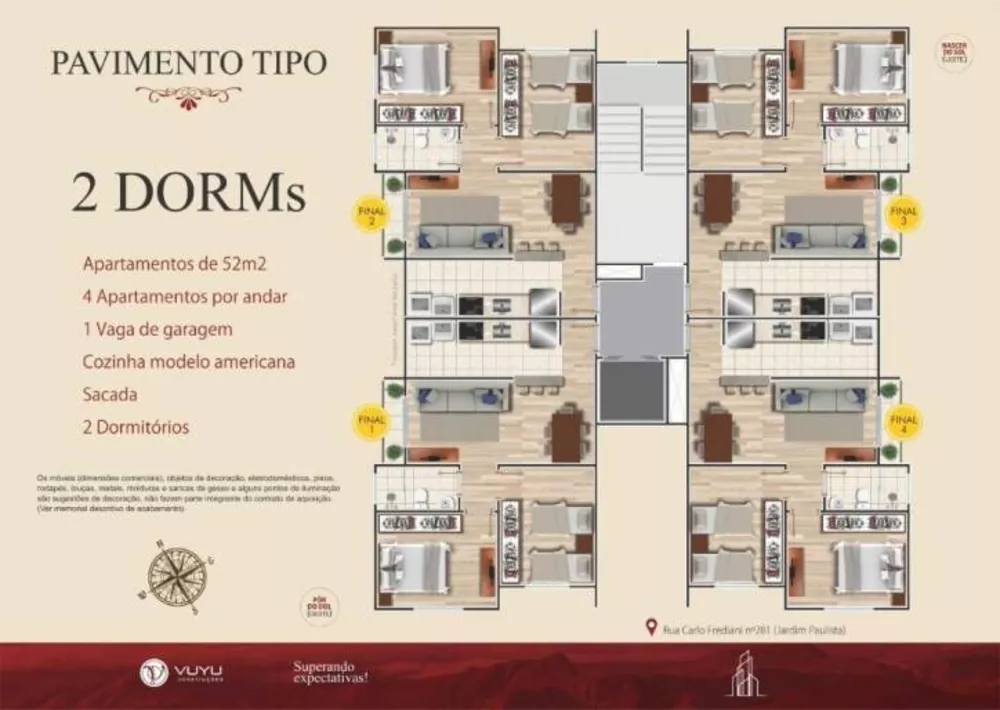 Apartamento à venda com 2 quartos, 52m² - Foto 7