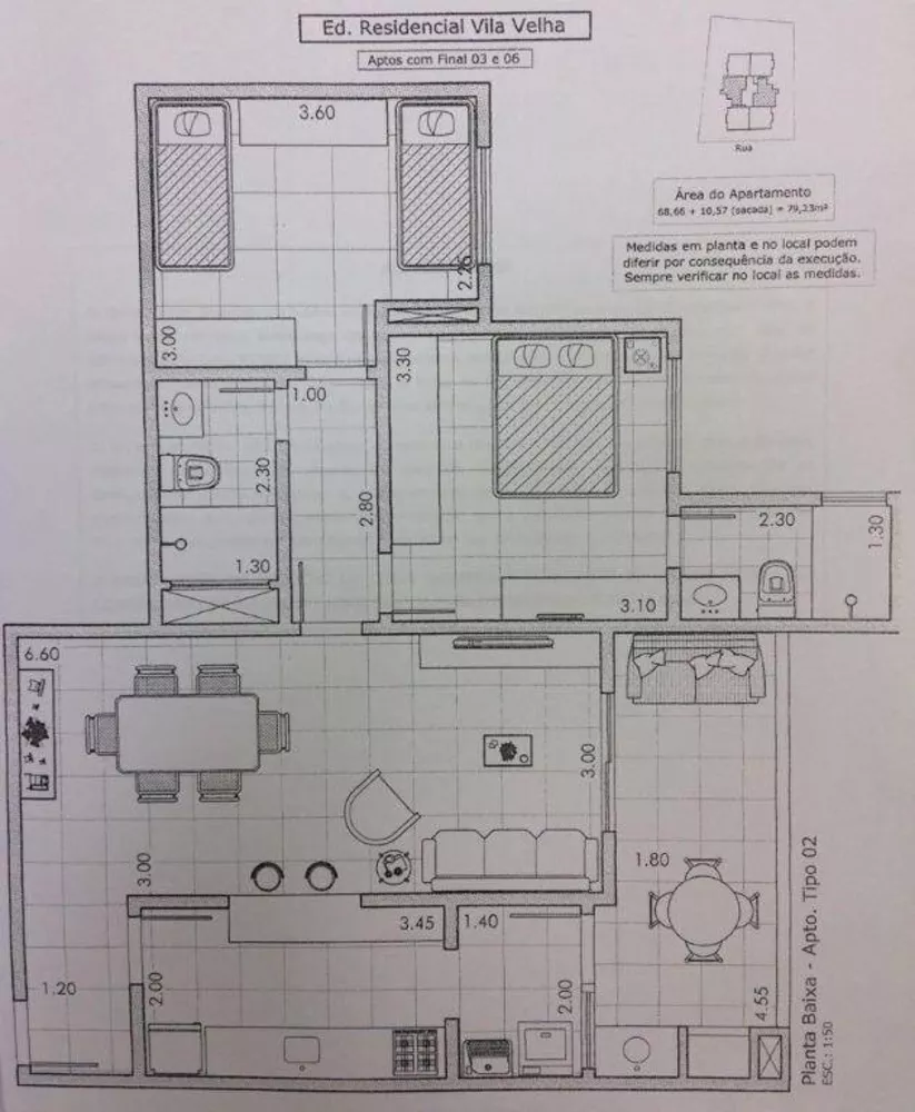 Apartamento à venda com 2 quartos, 80m² - Foto 1