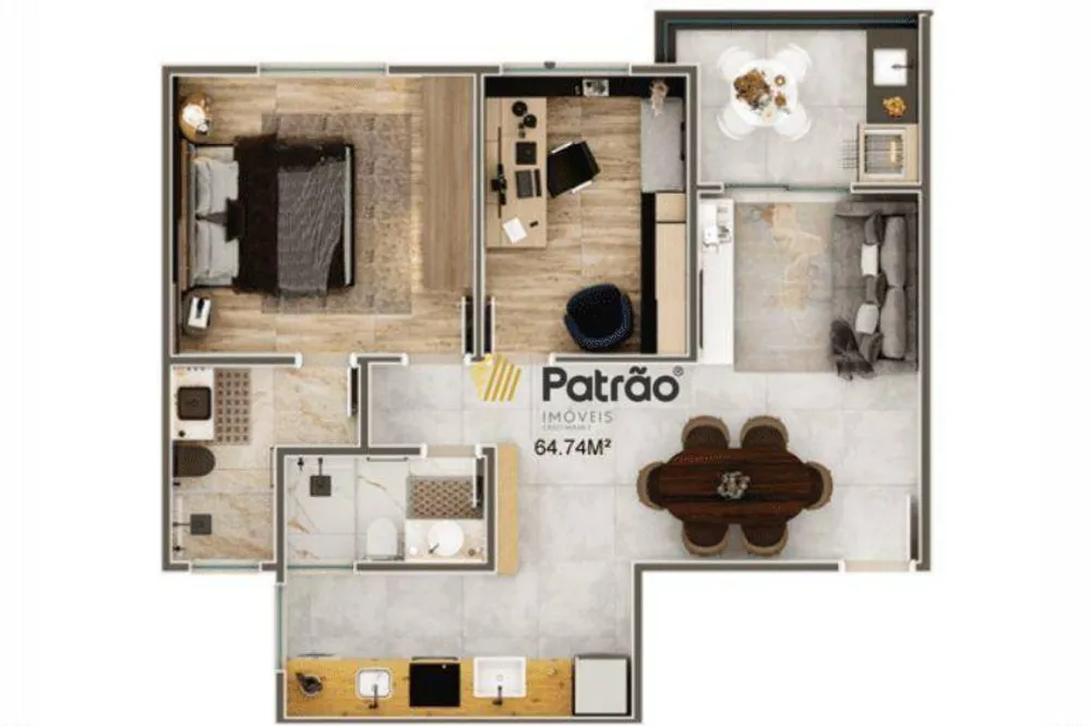 Apartamento, 2 quartos, 66 m² - Foto 15