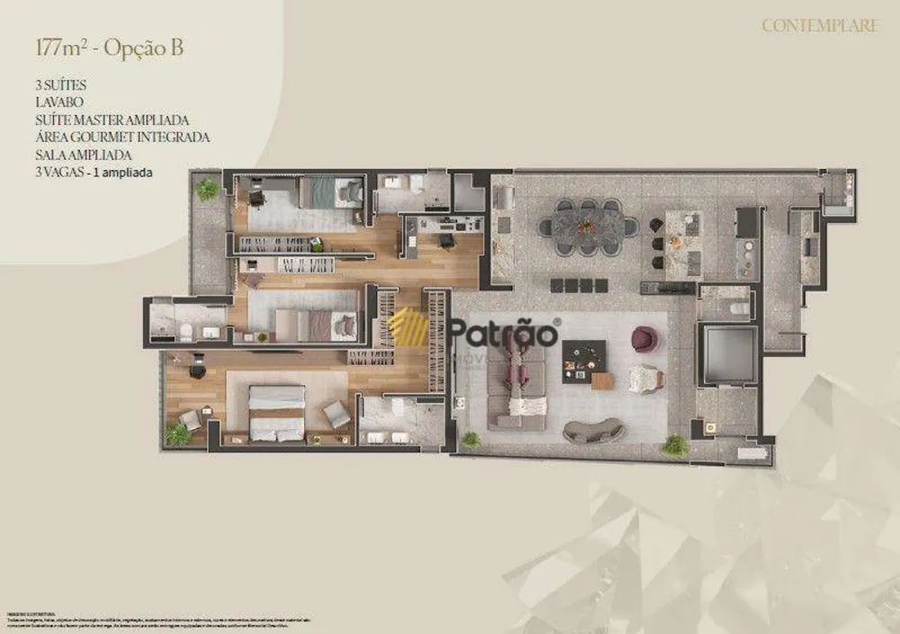 Apartamento, 4 quartos, 177 m² - Foto 4