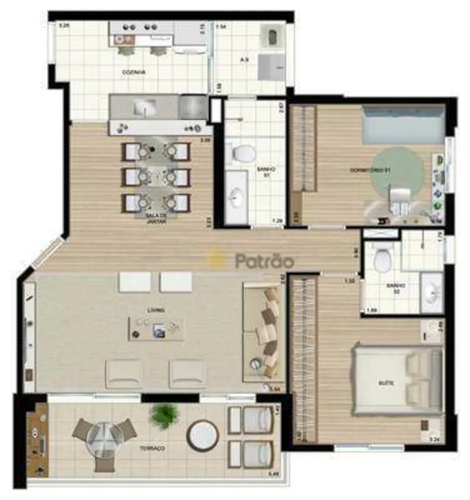 Apartamento, 2 quartos, 104 m² - Foto 10