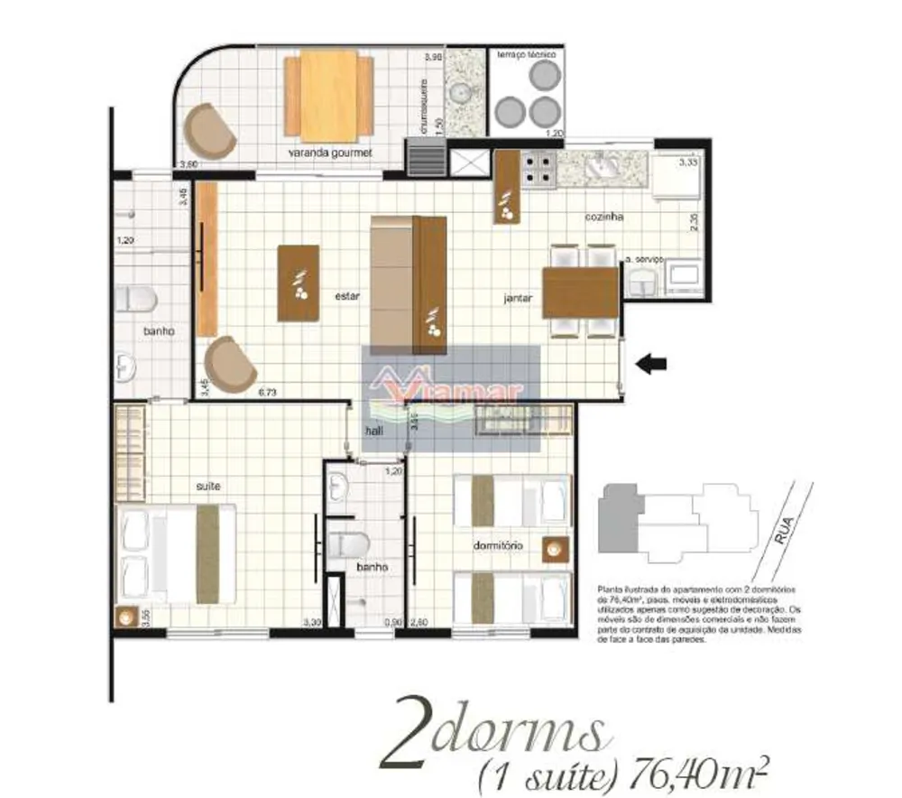 Apartamento, 2 quartos, 93 m² - Foto 5