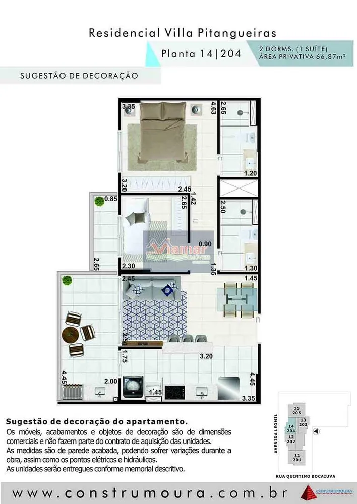 Apartamento, 2 quartos, 66 m² - Foto 6