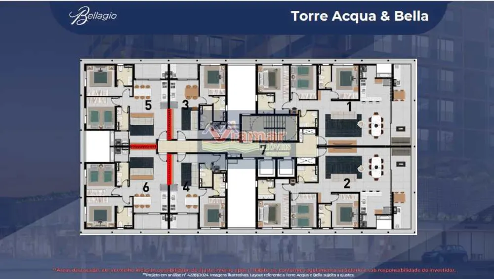 Apartamento, 2 quartos, 69 m² - Foto 9