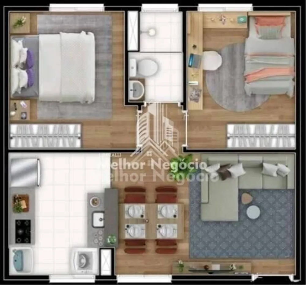 Apartamento, 2 quartos, 39 m² - Foto 8