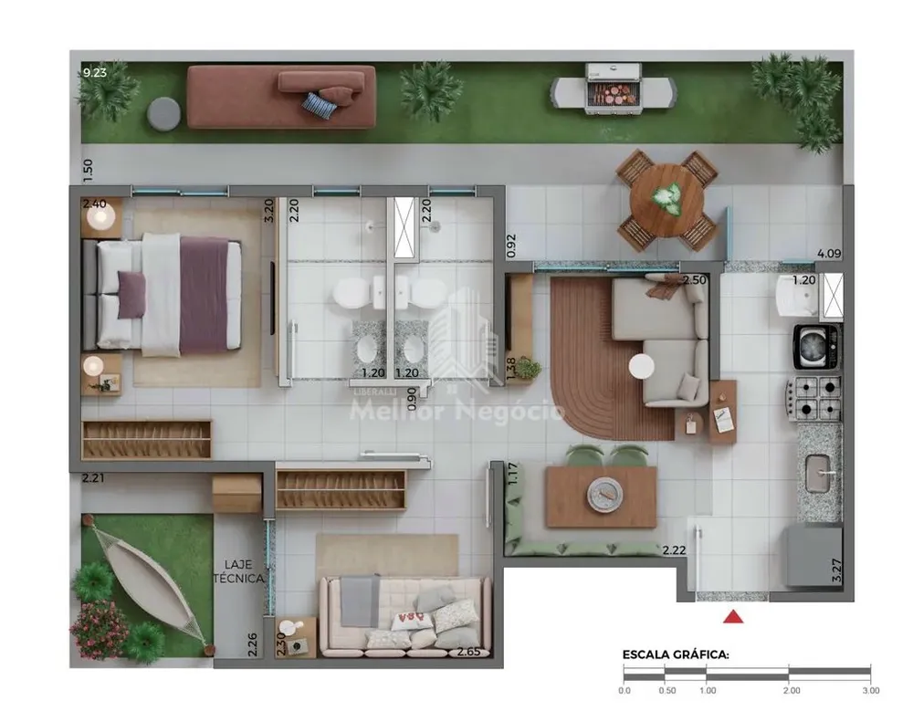 Apartamento, 1 quarto, 46 m² - Foto 6